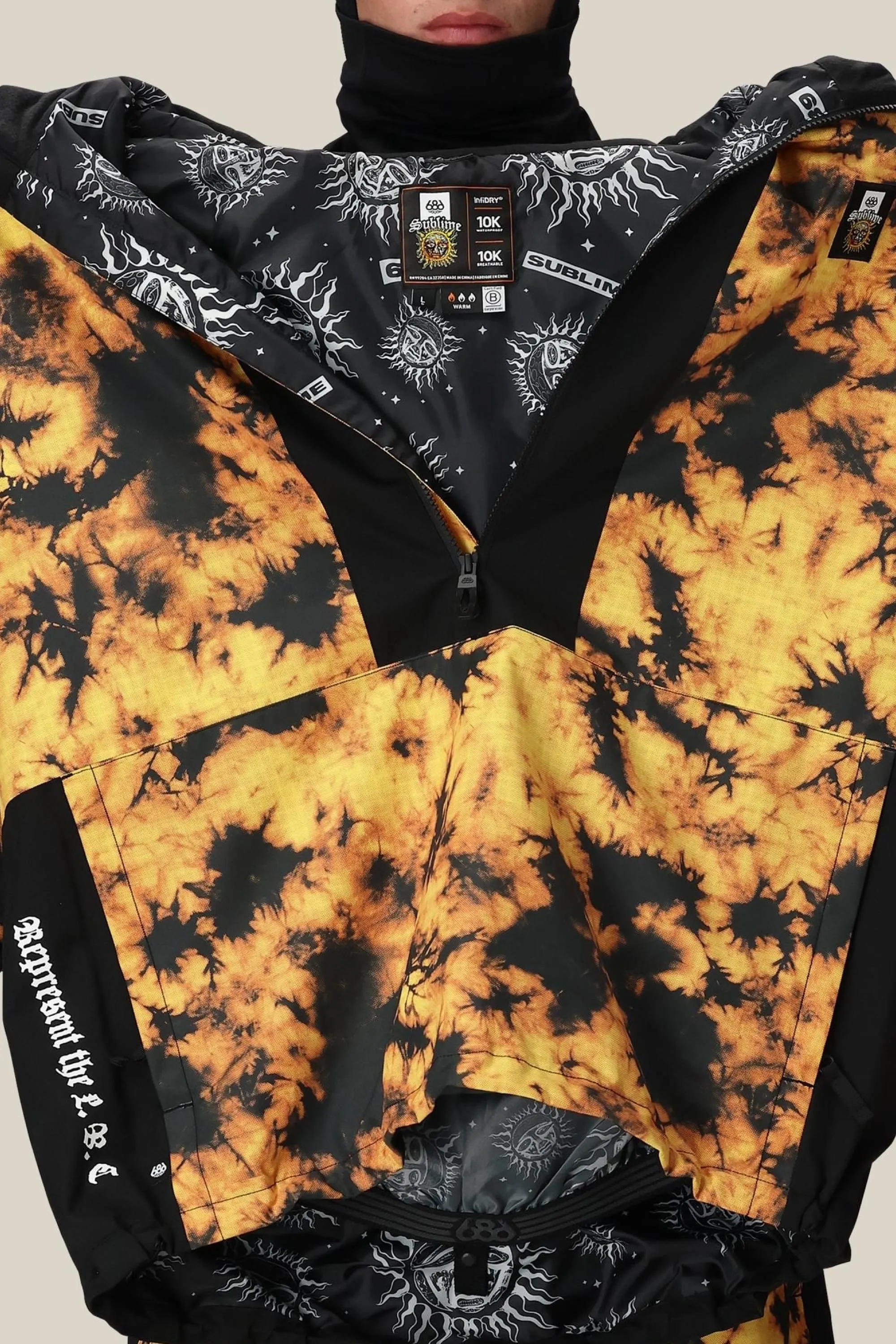 686 Mens Snow Jacket Sublime Shell Anorak - Image 5