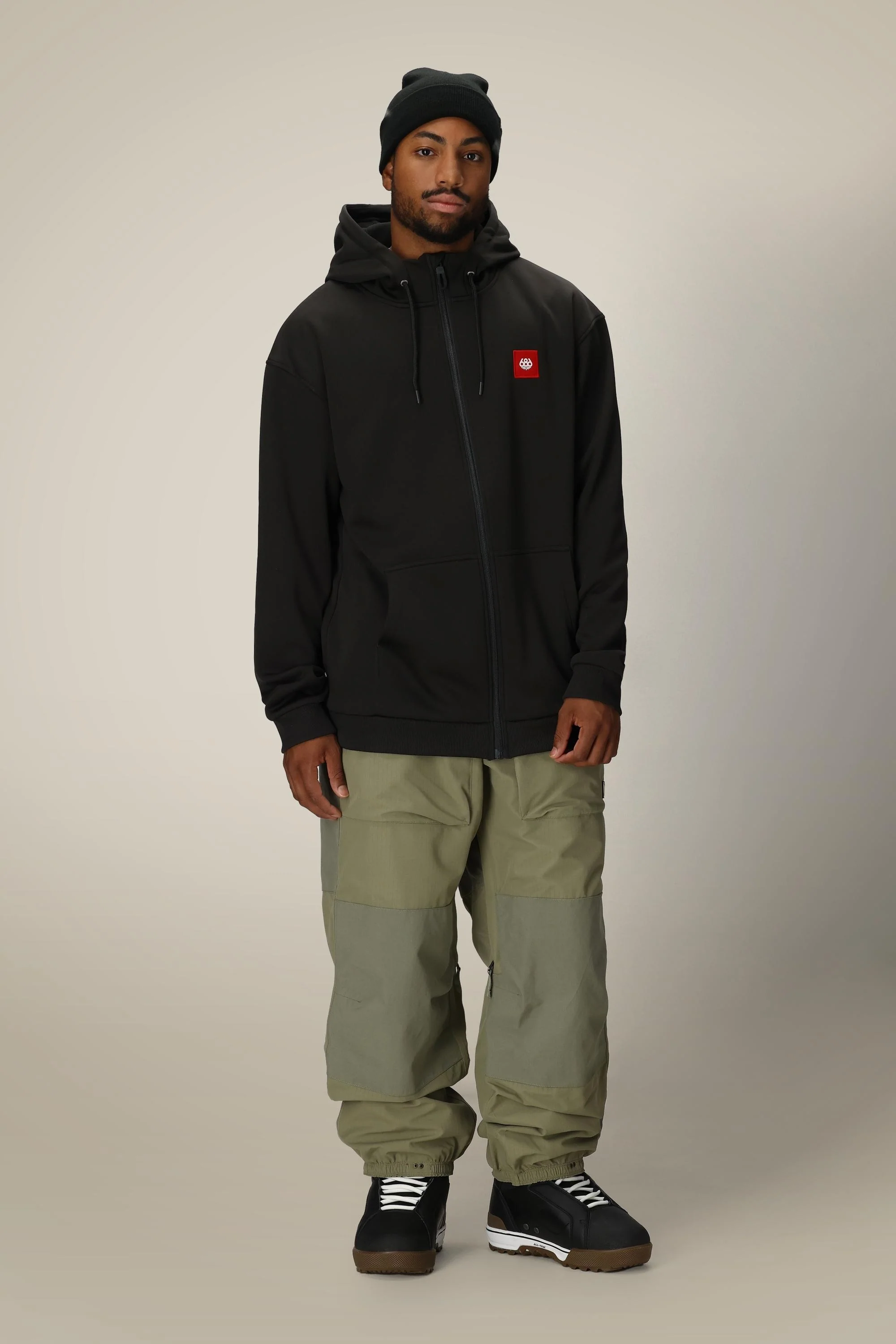 686 Mens Snow Layers Bonded Fleece Zip Hoody - Image 3