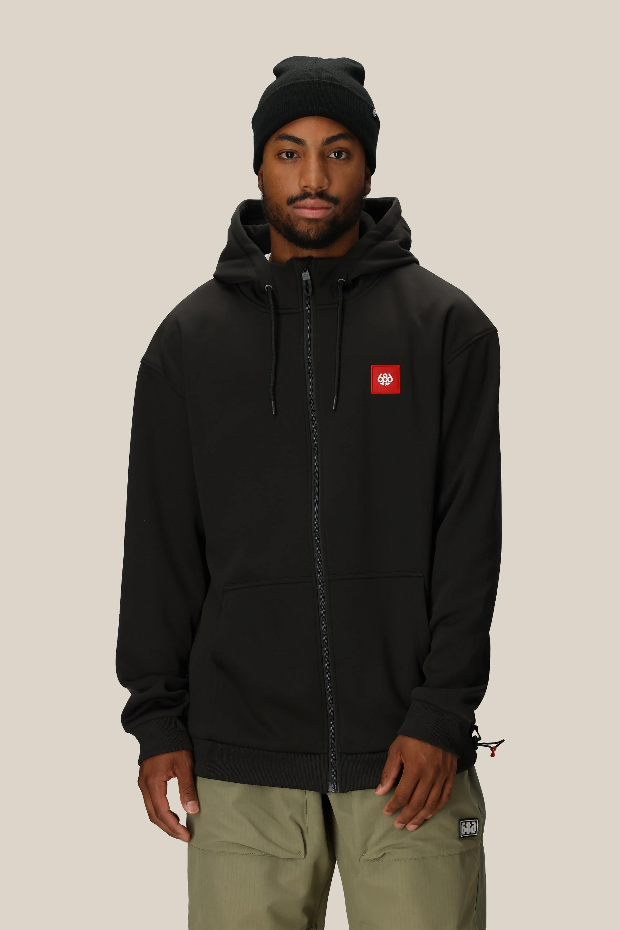 686 Mens Snow Layers Bonded Fleece Zip Hoody - Image 4