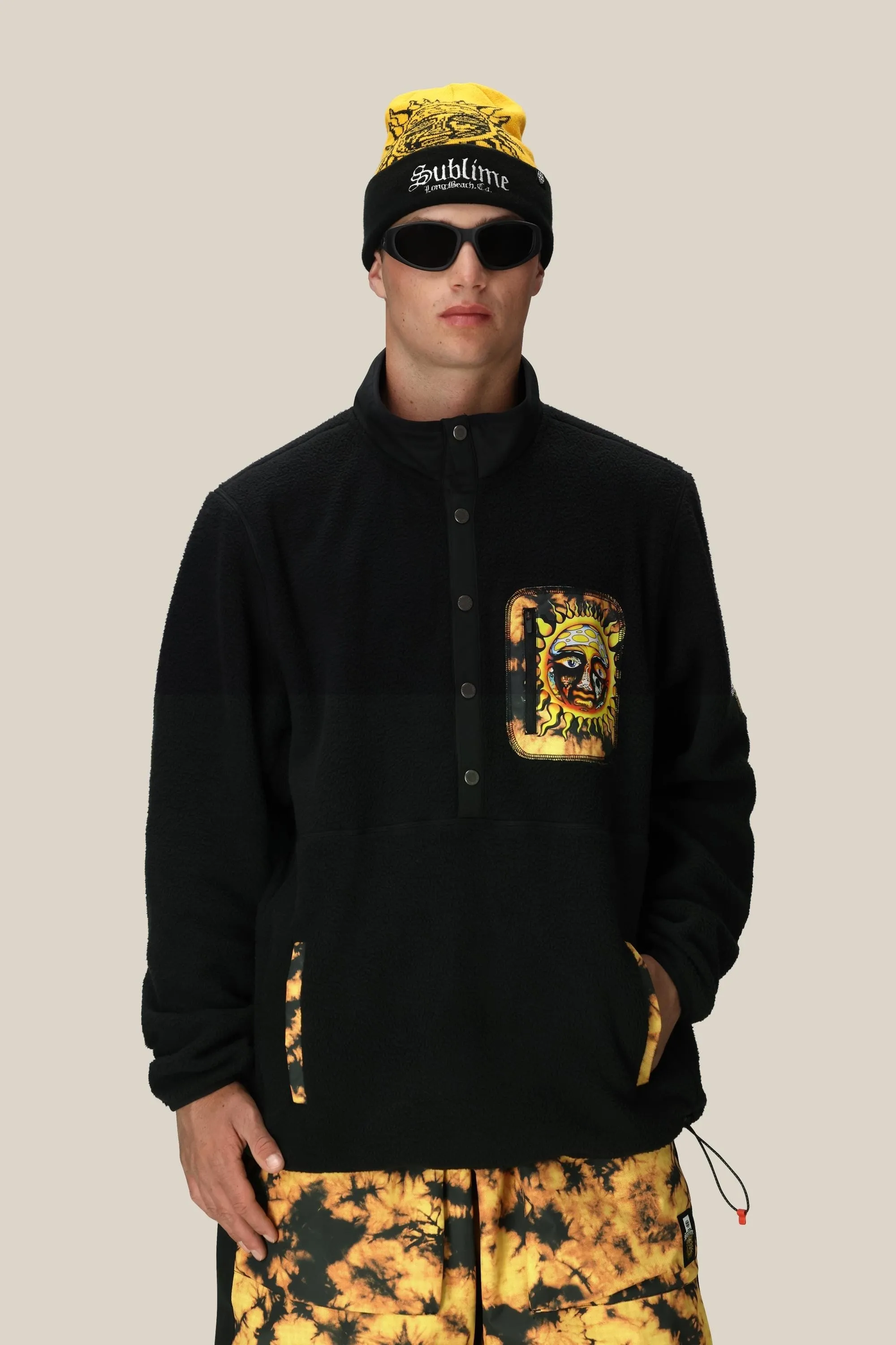 686 Mens Snow Layers Sublime Tioga Fleece Pullover - Image 3