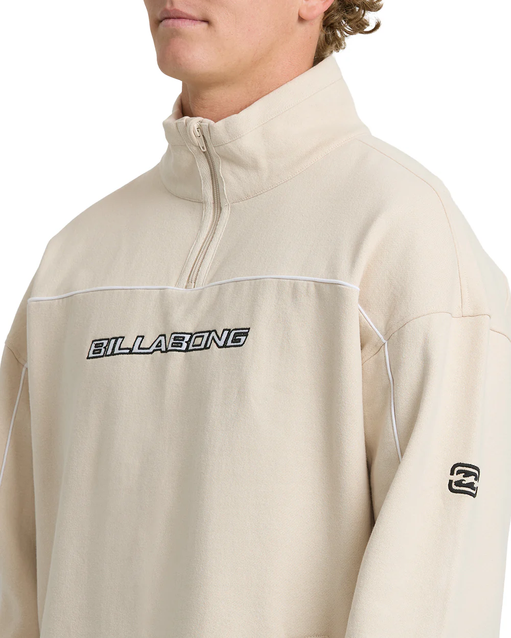 Billabong Mens Sweatshirt Bad Dog Progress Fleece Mock Neck - Image 5
