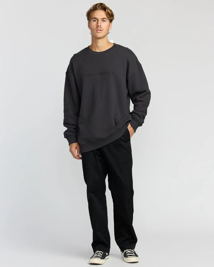 Billabong Mens Sweatshirt Iconic Emboss Crewneck - Image 3