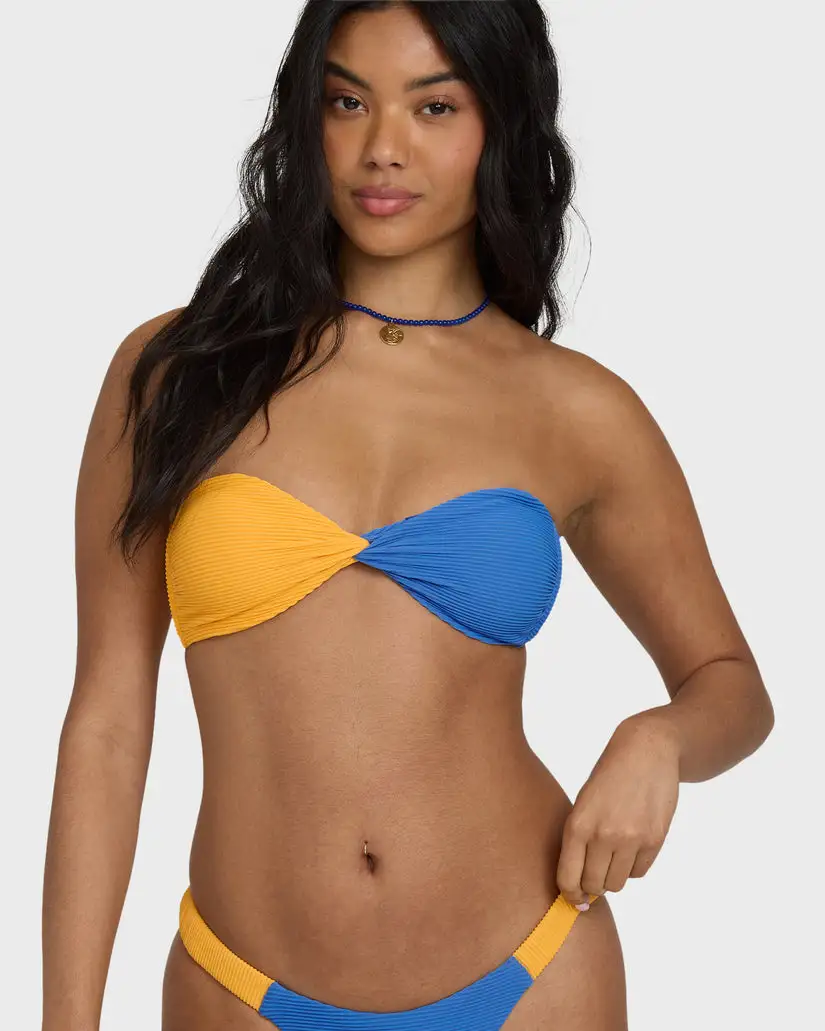 Billabong Womens Bikini Top Tanlines Twist Bandeau - Image 4