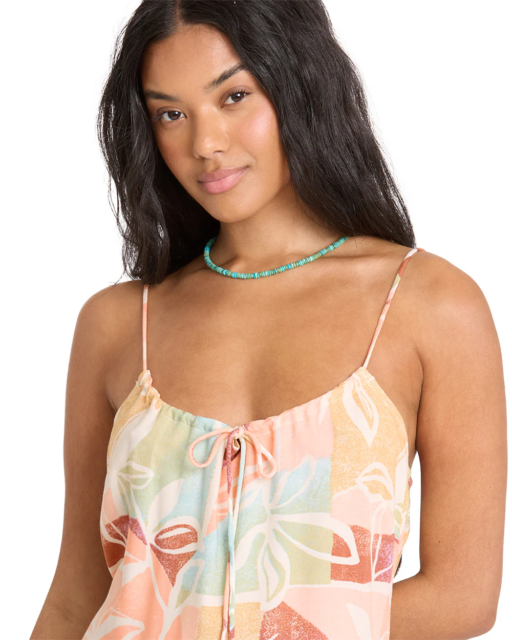 Billabong Womens Dress So Simple Crinkle Mini - Image 5