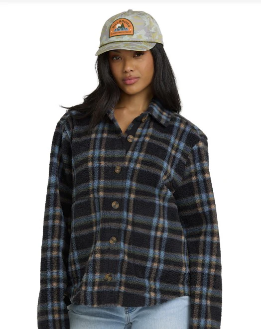 Billabong Womens Jacket Breezy Fleece Shacket - Image 5