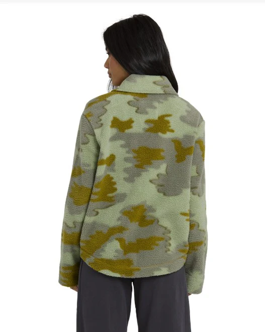 Billabong Womens Jacket Breezy Fleece Shacket - Image 7