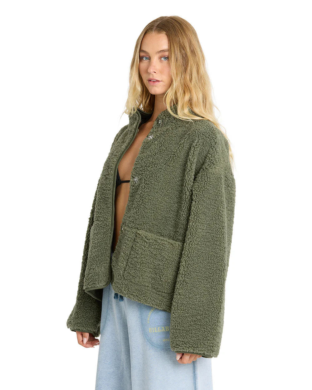 Billabong Womens Jacket Camper Rev Sherpa - Image 4