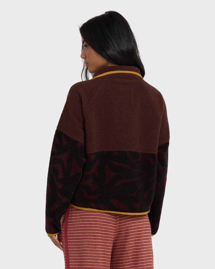 Billabong Womens Jacket Popoyo Snap Up - Image 2
