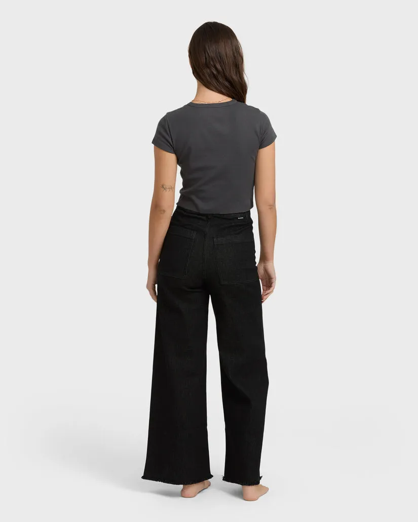Billabong Womens Pants Free Fall High-Waist - Image 2