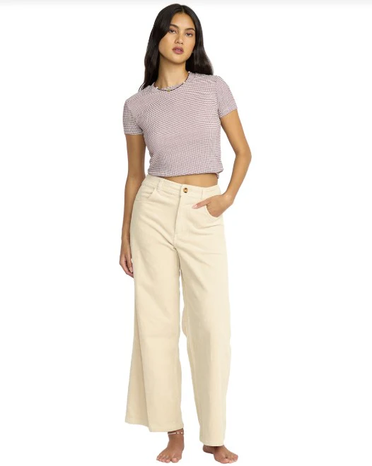 Billabong Womens Pants Free Fall High-Waist Cord - Image 4