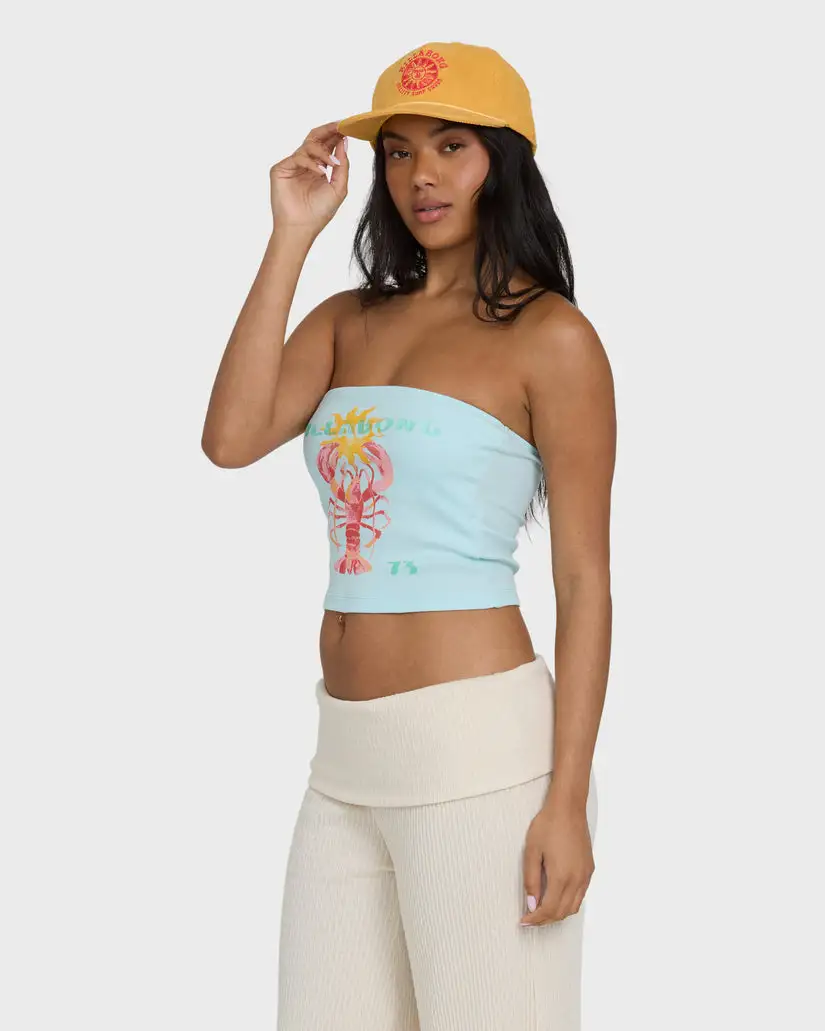 Billabong Womens Shirt Cocoa Tube Top - Image 3