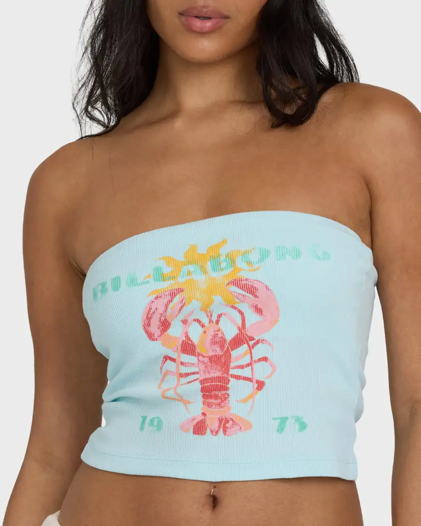 Billabong Womens Shirt Cocoa Tube Top - Image 4