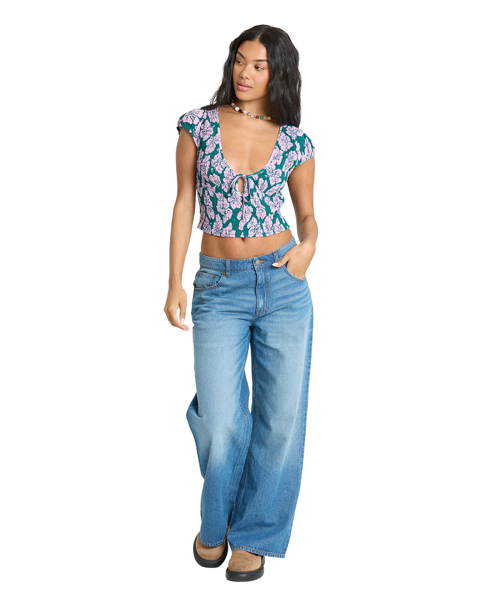 Billabong Womens Shirt Crush On You Woven Top - Image 4