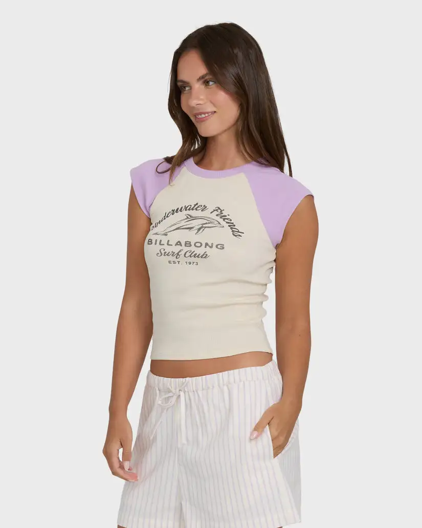 Billabong Womens Shirt Horizon Raglan - Image 3