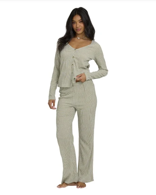 Billabong Womens Shirt Hot Check Long Sleeve Knit Top - Image 4