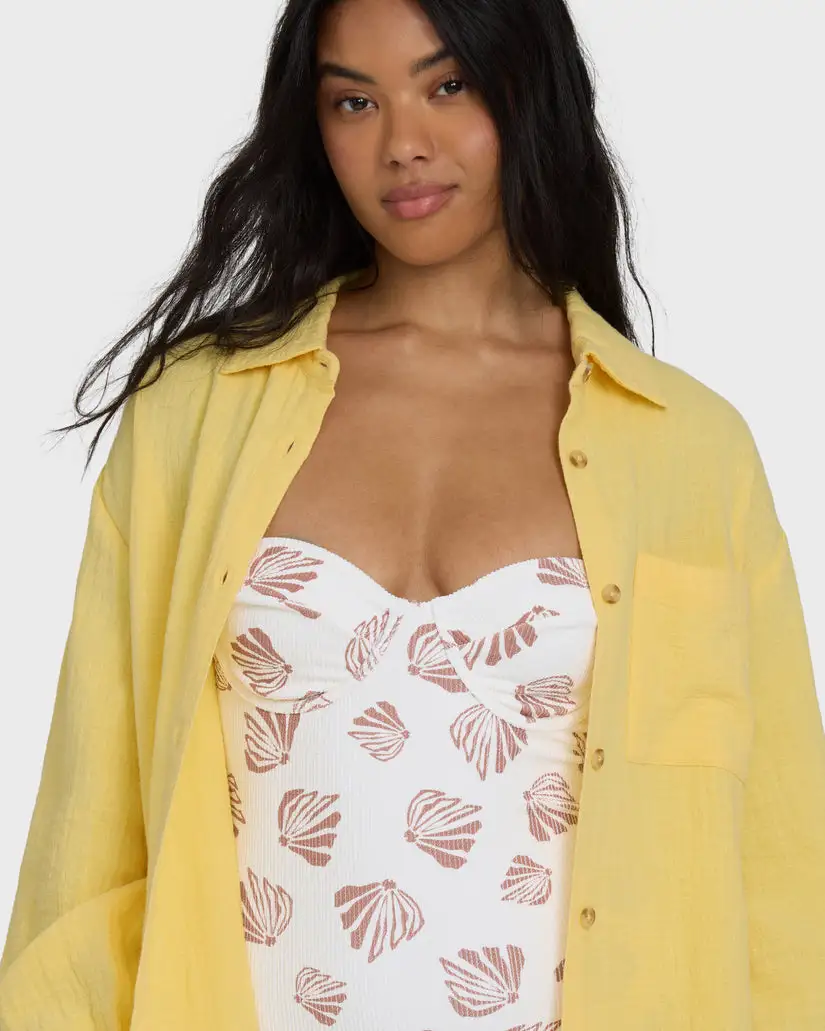 Billabong Womens Shirt Wanderer Solid - Image 5