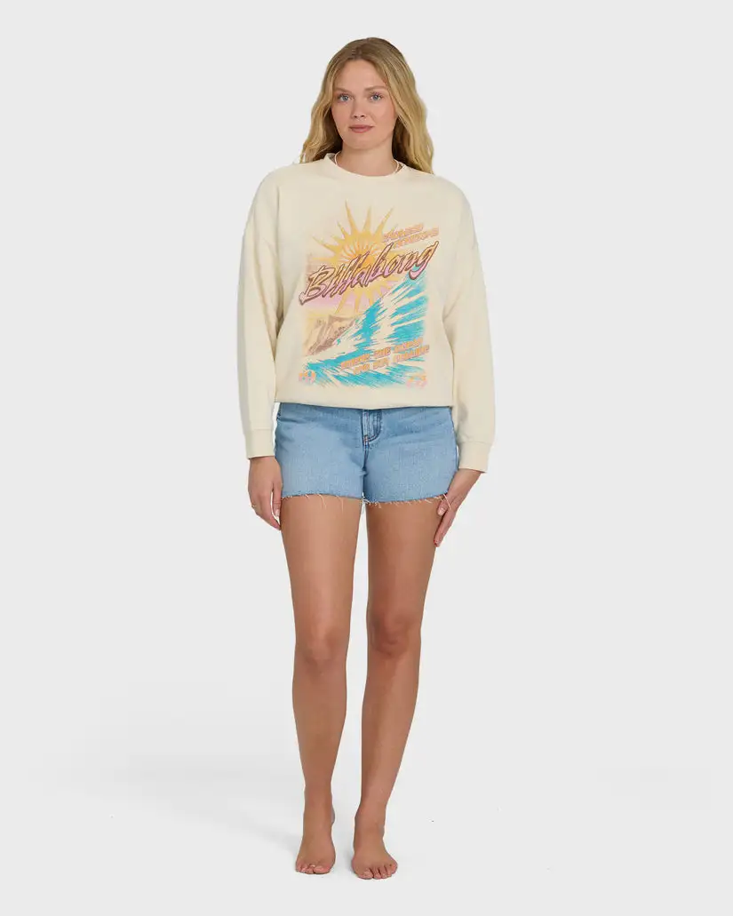 Billabong Womens Sweatshirt Echo Crewneck - Image 5