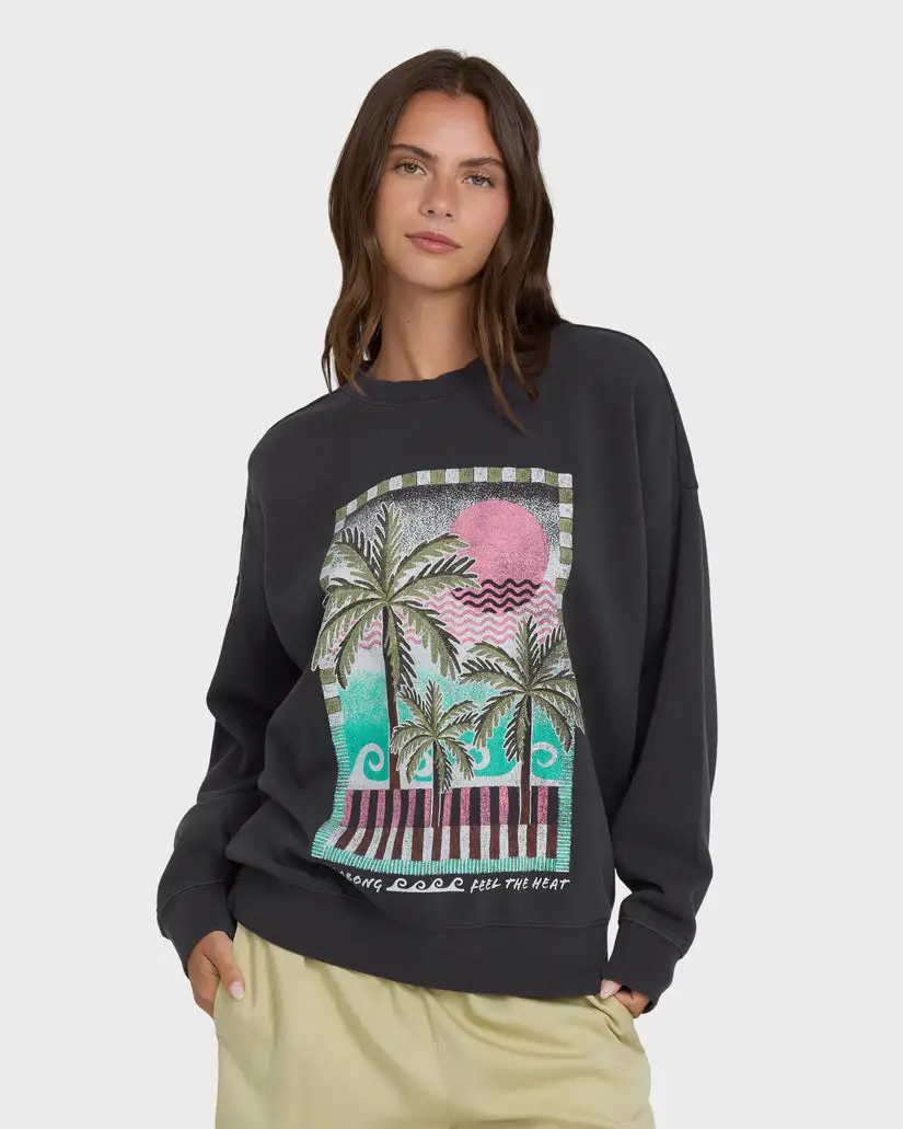 Billabong Womens Sweatshirt Echo Crewneck - Image 6