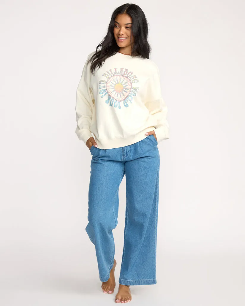 Billabong Womens Sweatshirt Echo Crewneck - Image 3
