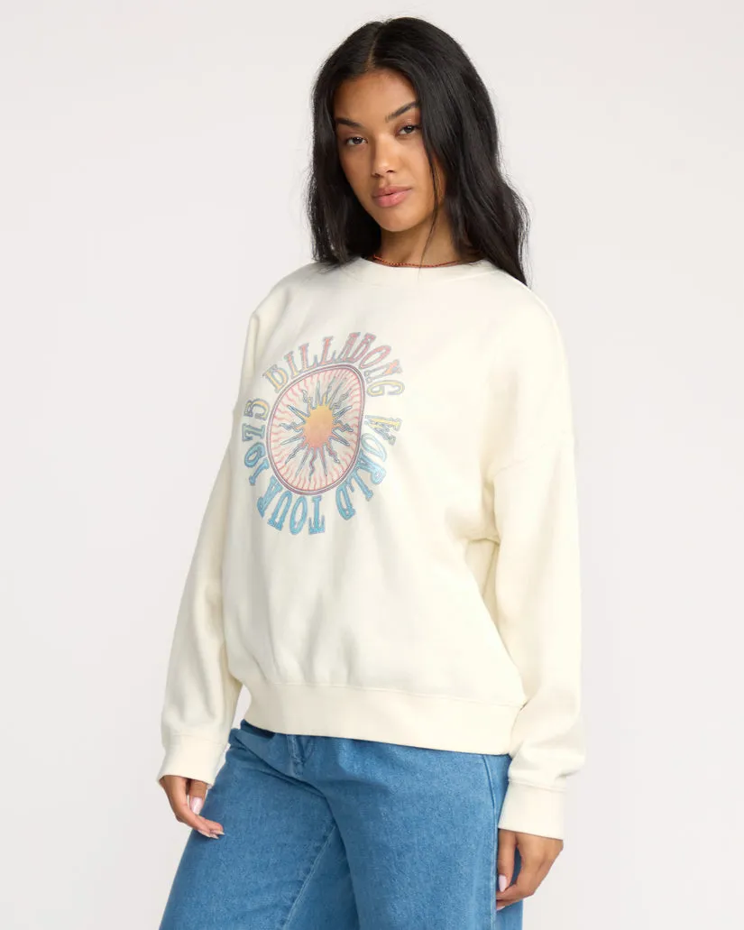 Billabong Womens Sweatshirt Echo Crewneck - Image 4