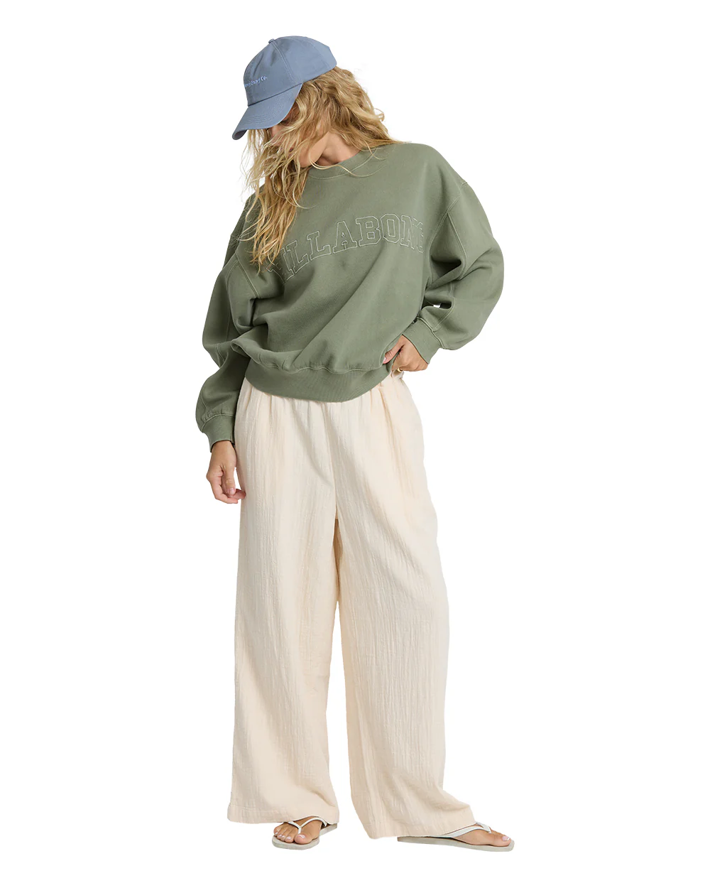Billabong Womens Sweatshirt Vibes Kendal Crew Fleece - Image 4