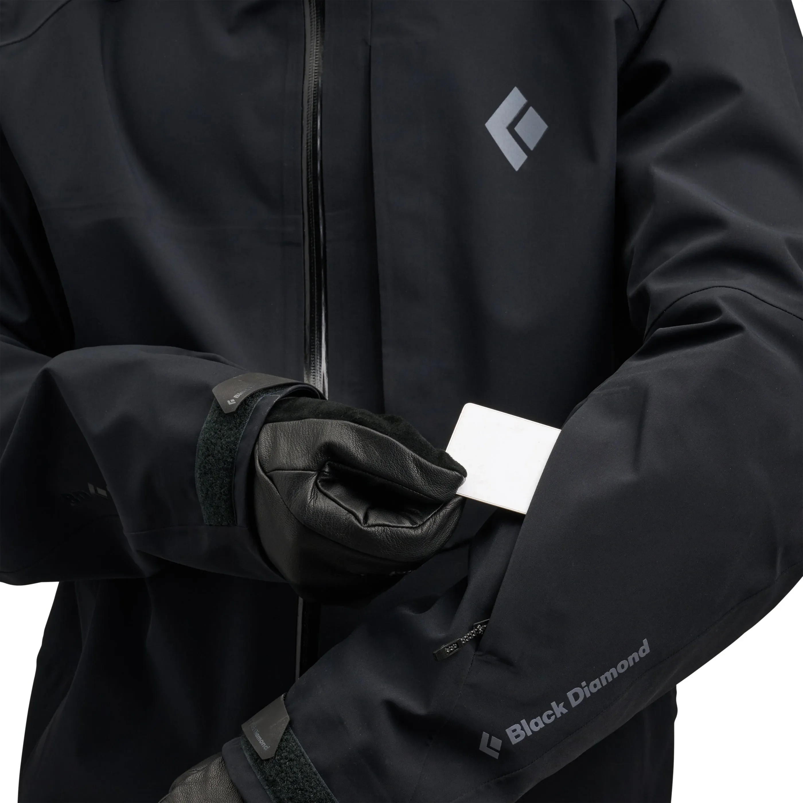 Black Diamond Mens Snow Jacket Recon Stretch Shell - Image 10