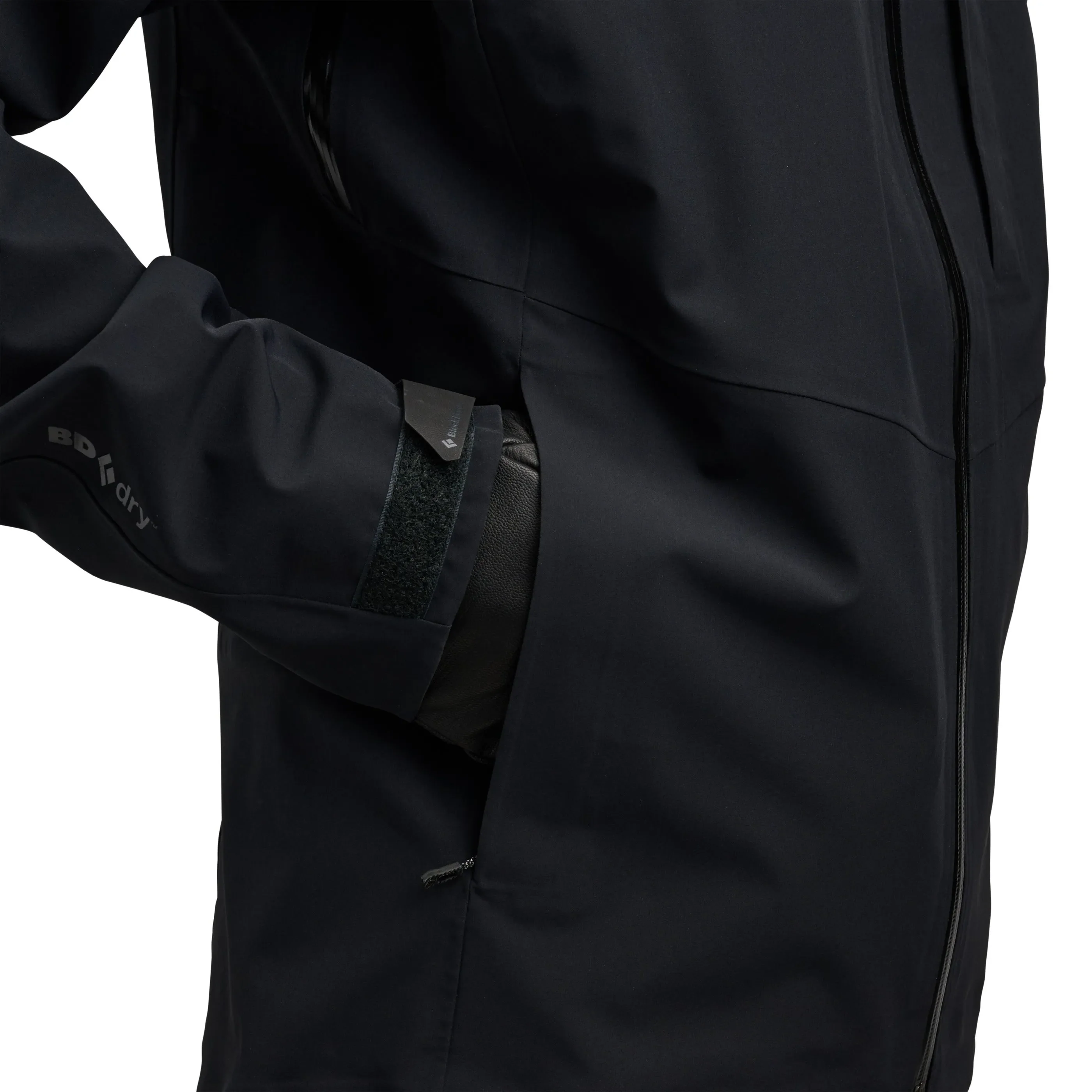 Black Diamond Mens Snow Jacket Recon Stretch Shell - Image 9