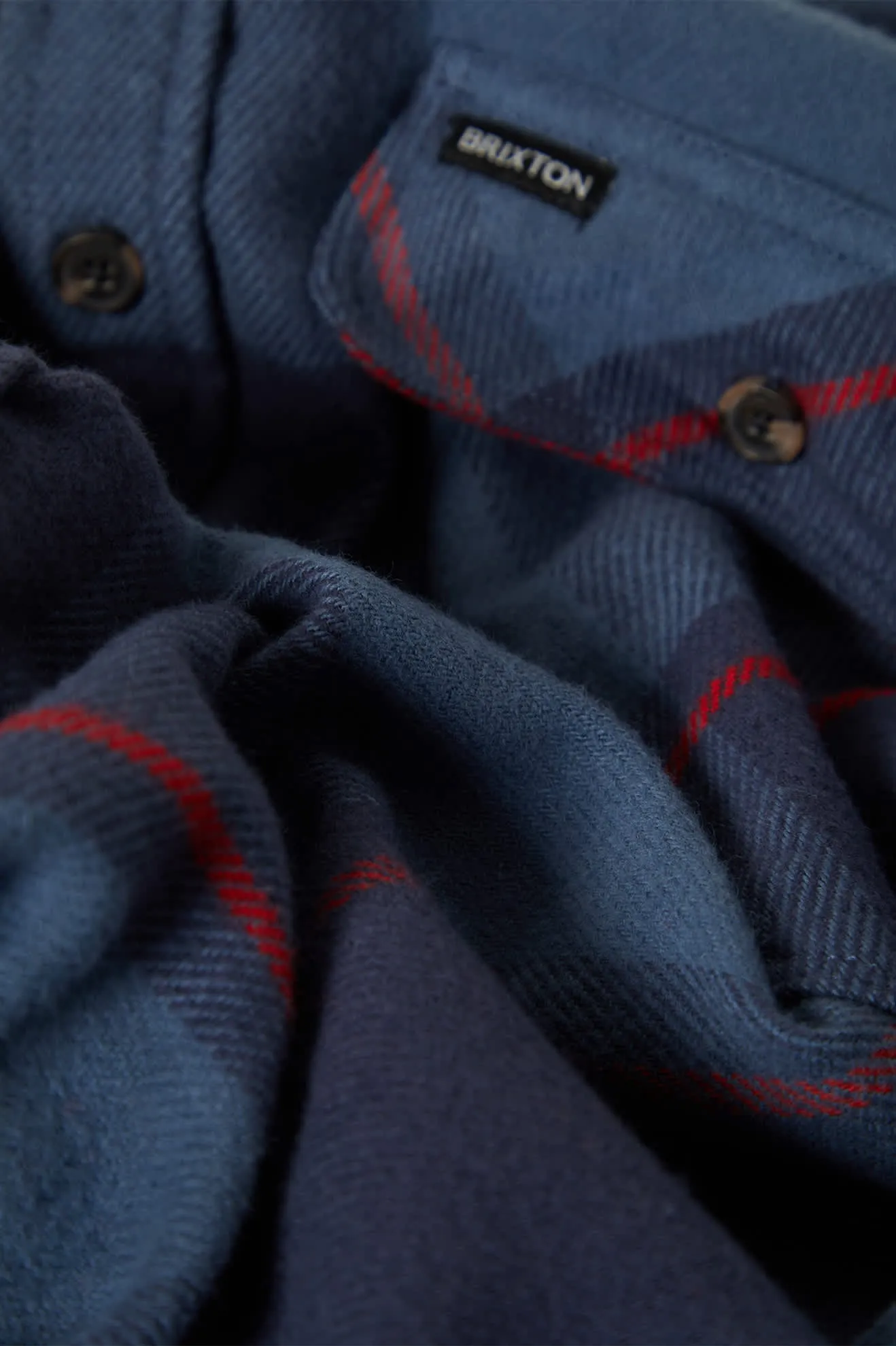 Brixton Mens Shirt Bowery Flannel - Image 12