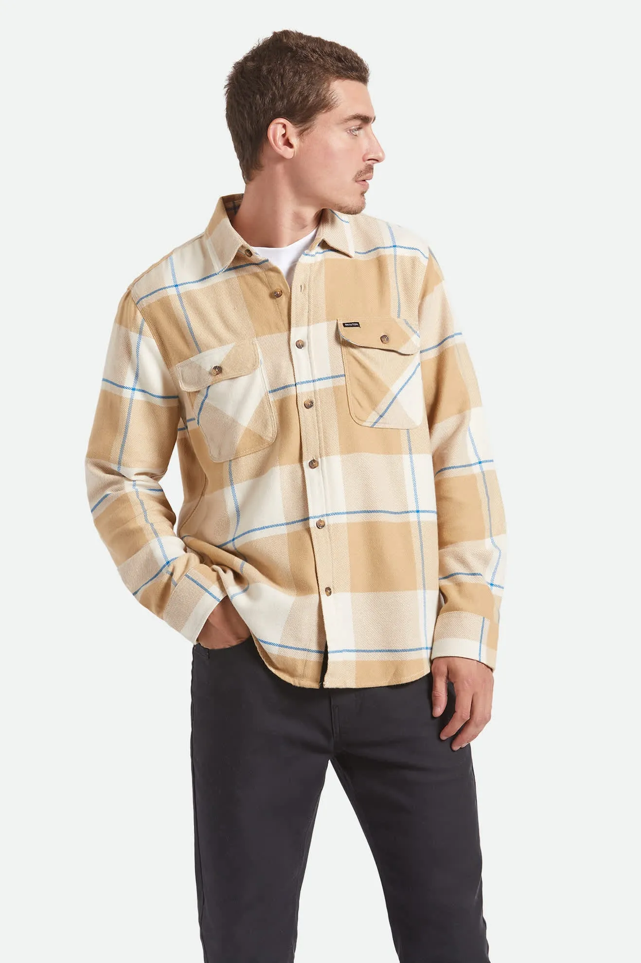 Brixton Mens Shirt Bowery Flannel - Image 14