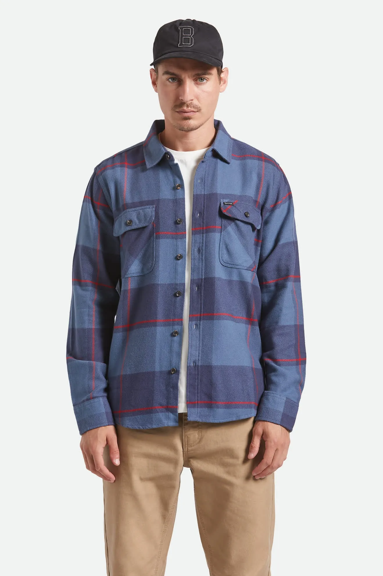Brixton Mens Shirt Bowery Flannel - Image 6