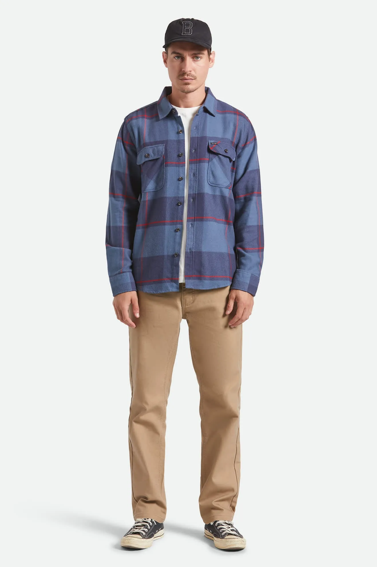 Brixton Mens Shirt Bowery Flannel - Image 9