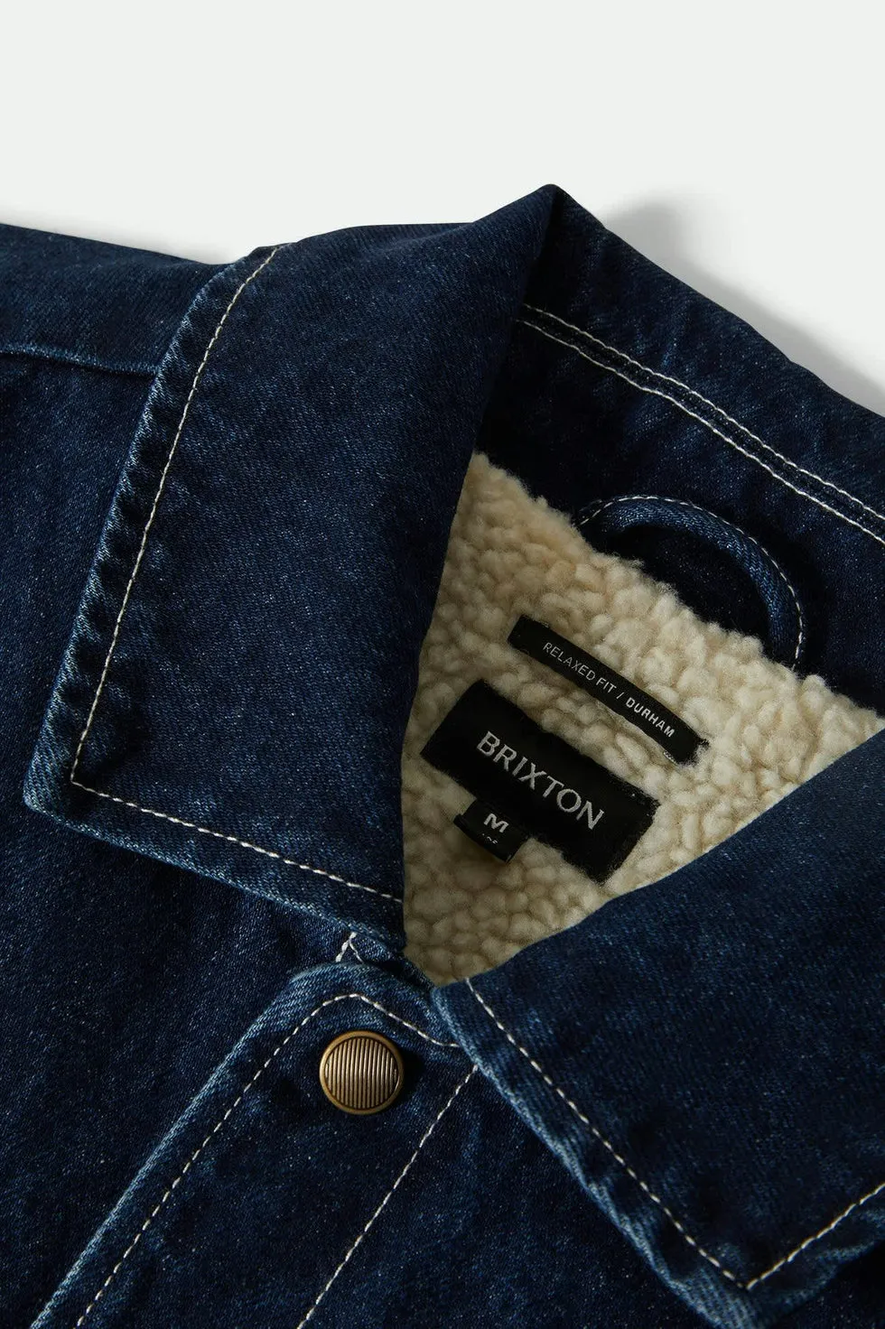 Brixton Mens Jacket Durham Sherpa Lined - Image 9