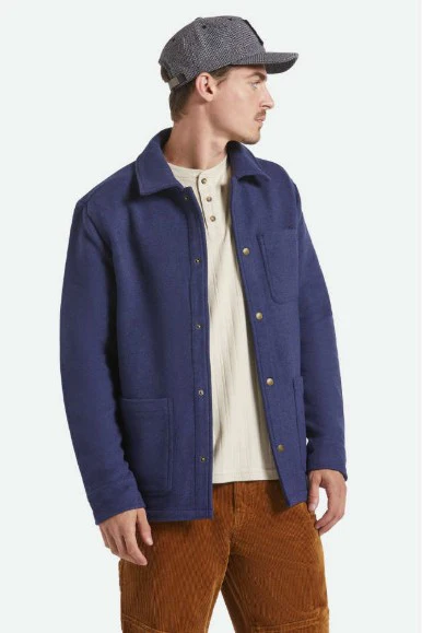 Brixton Mens Jacket Shop Menswear Chore Coat - Image 2