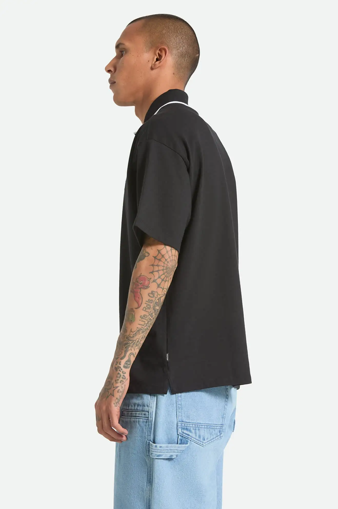 Brixton Mens Knit Anton Polo - Image 3