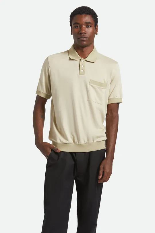 Brixton Mens Knit Weekend Herringbone Polo - Image 10