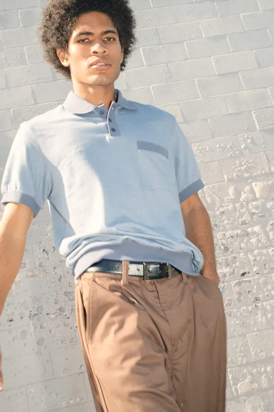 Brixton Mens Knit Weekend Herringbone Polo - Image 8