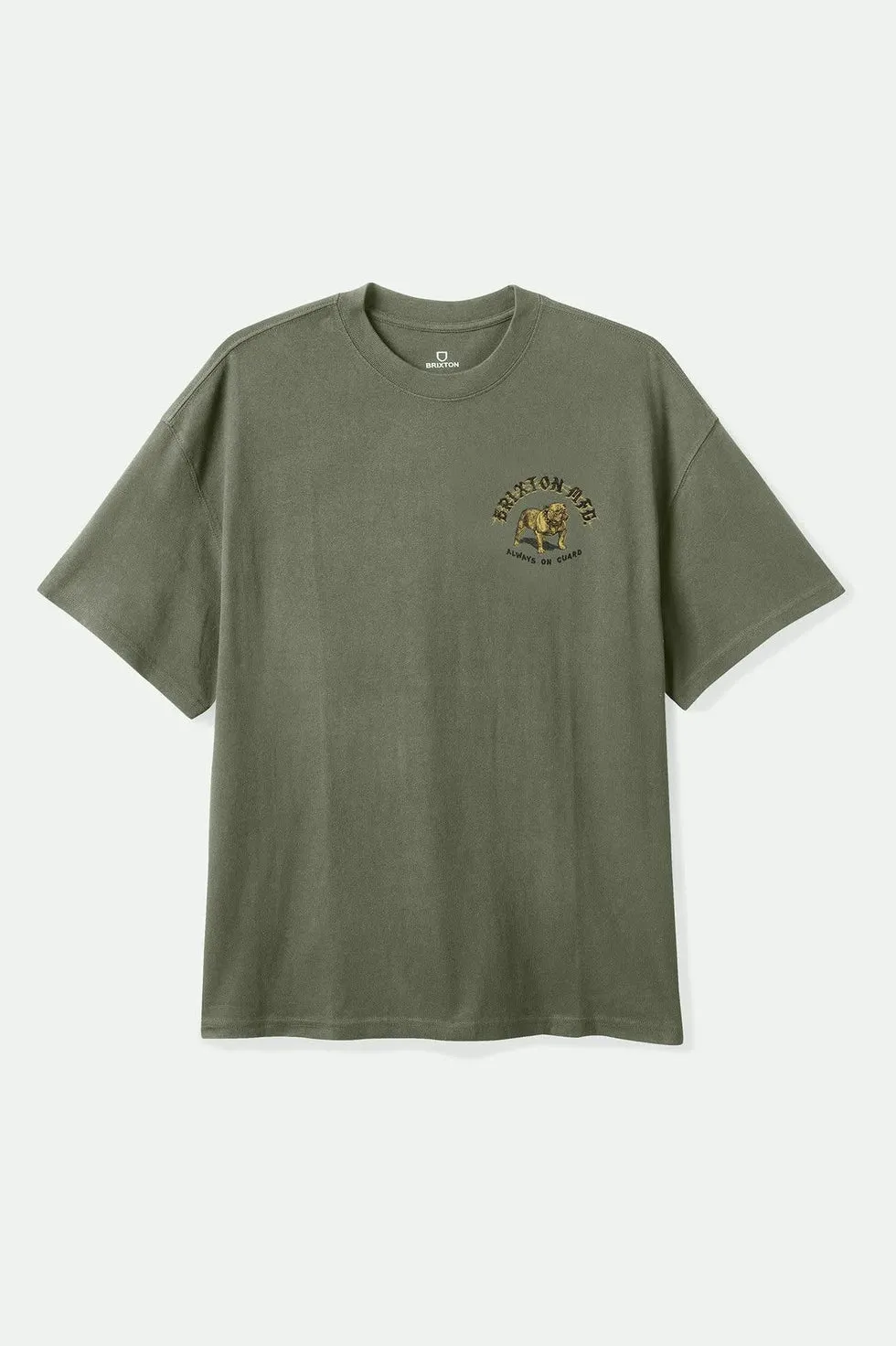 Brixton Mens Shirt Bauer Heavyweight Relaxed Tee - Image 2