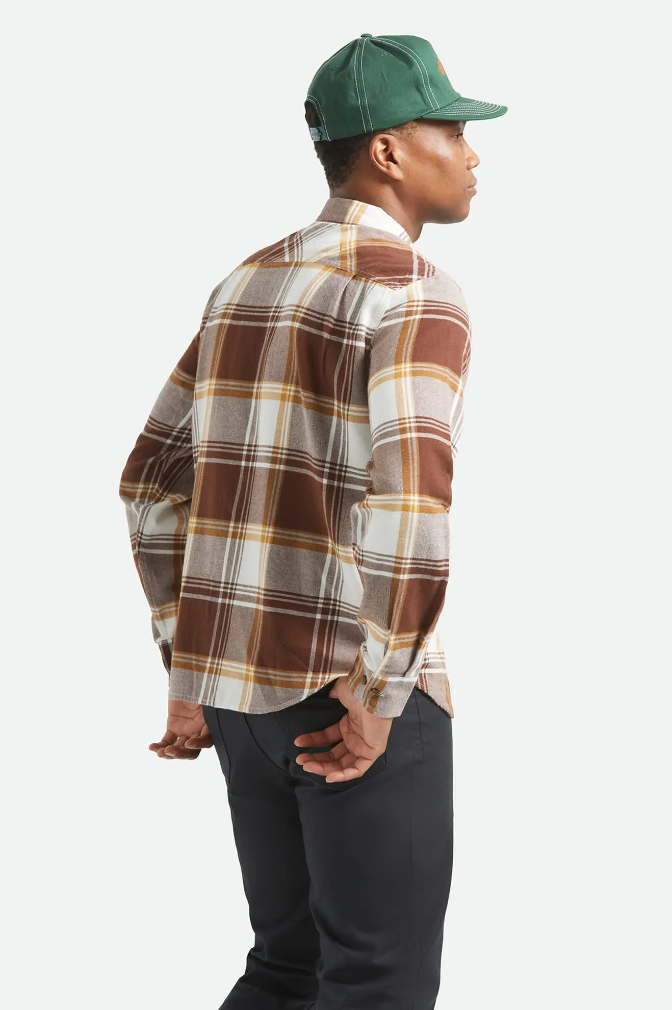 Brixton Mens Shirt Bowery LW Ultra Flannel - Image 7