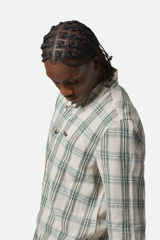 Brixton Mens Shirt Charter Linen Blend - Image 3