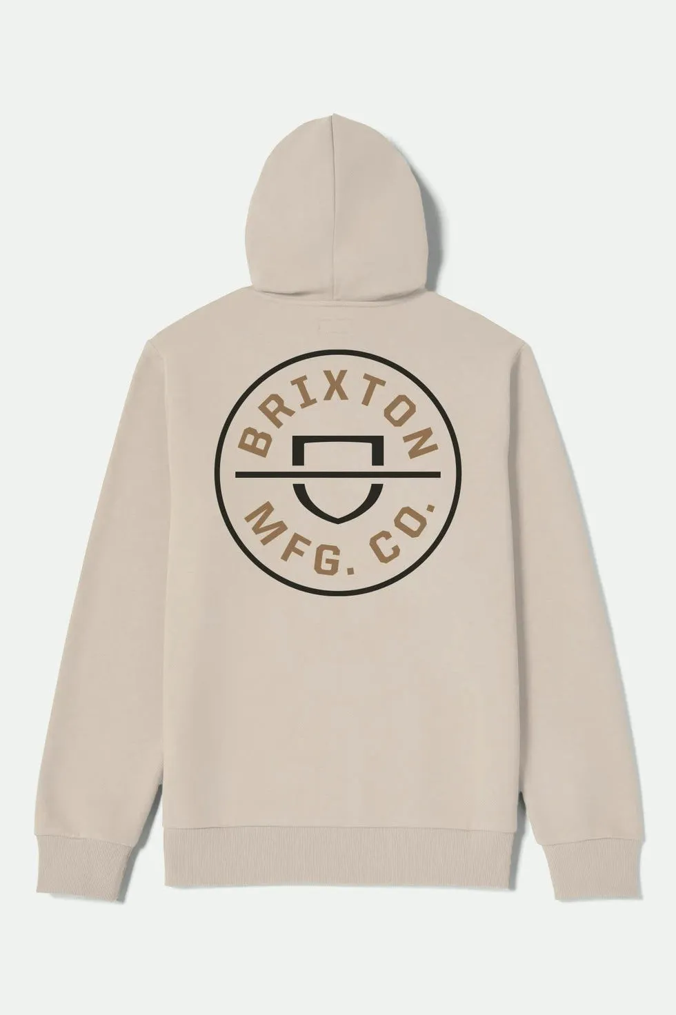 Brixton Mens Sweatshirt Crest Hoodie