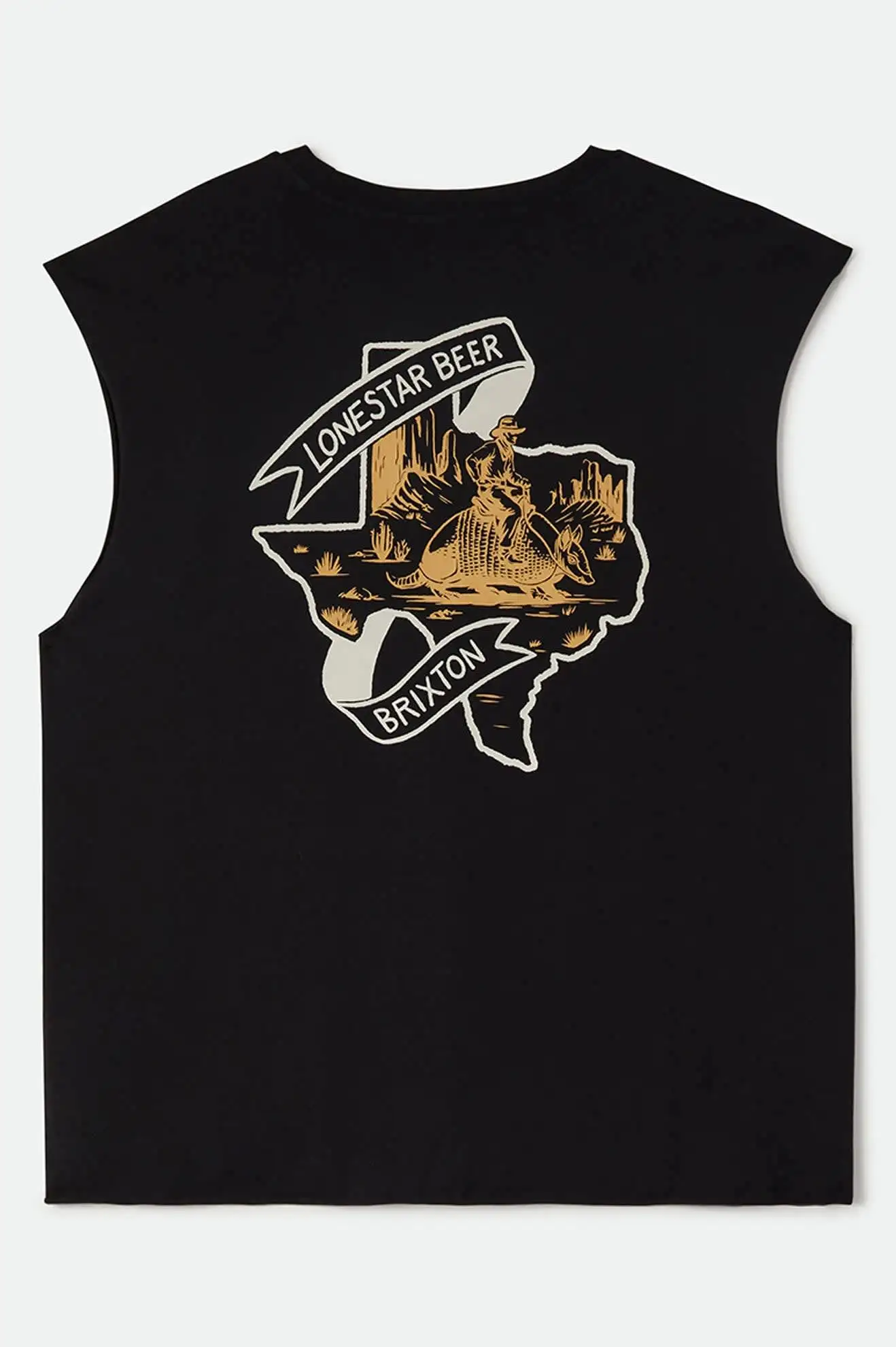 Brixton Mens Tank Top Lone Star Armadillo Muscle T-Shirt - Image 11