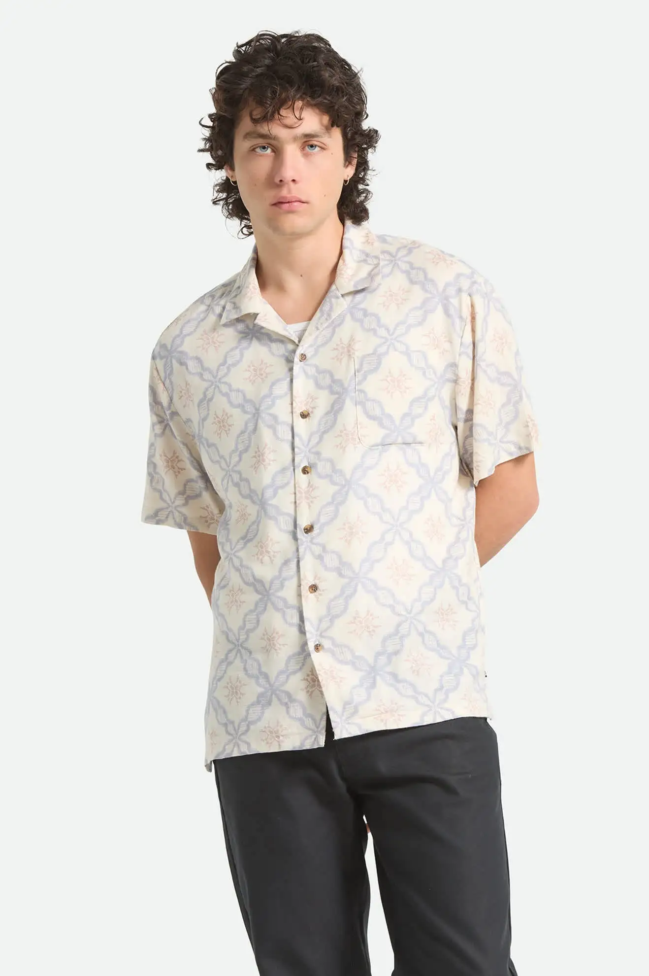 Brixton Mens Woven Bunker Slub - Image 2