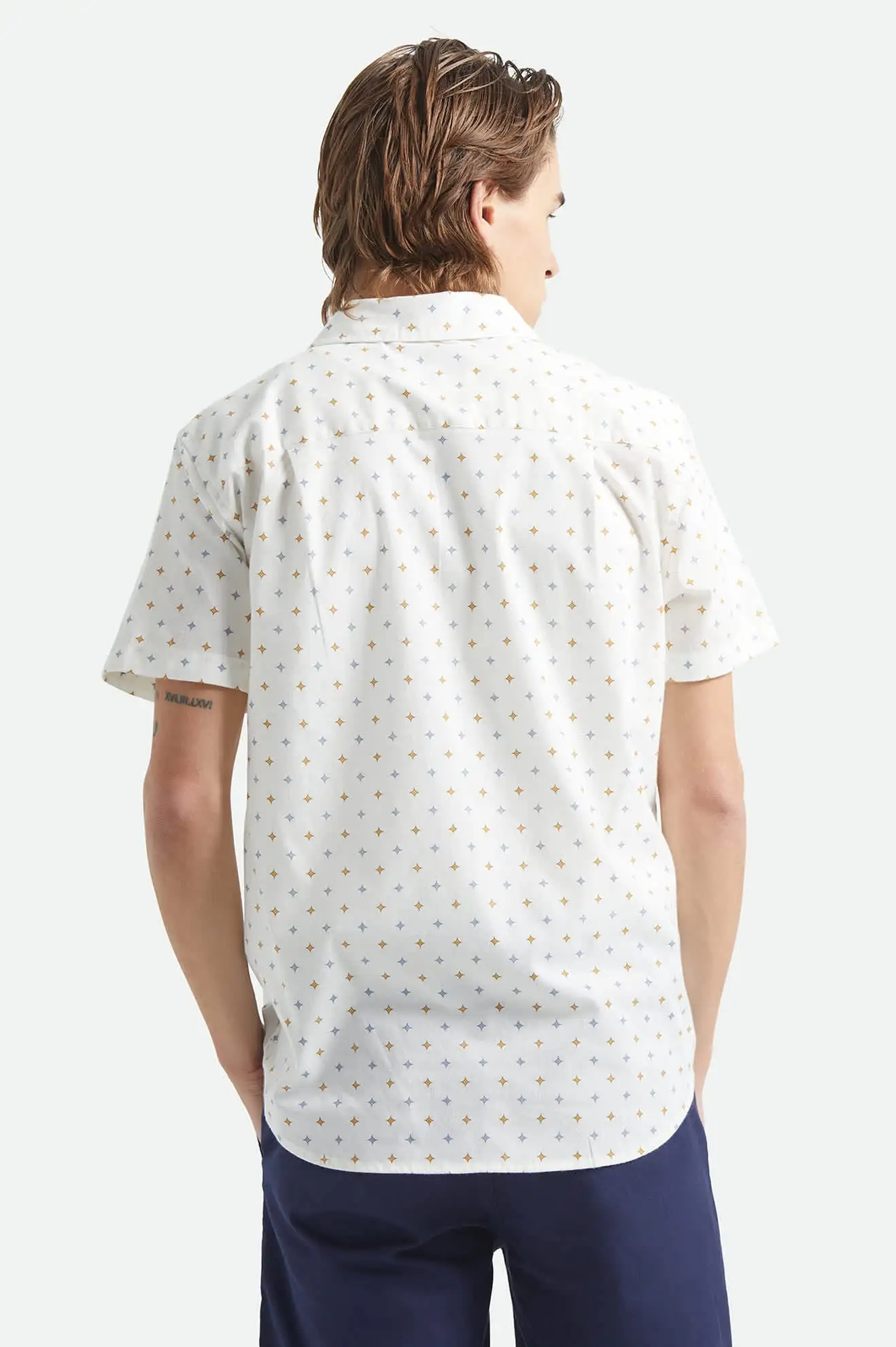 Brixton Mens Woven Charter Print - Image 10