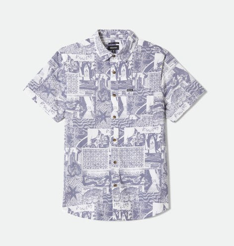 Brixton Mens Woven Charter Print - Image 15