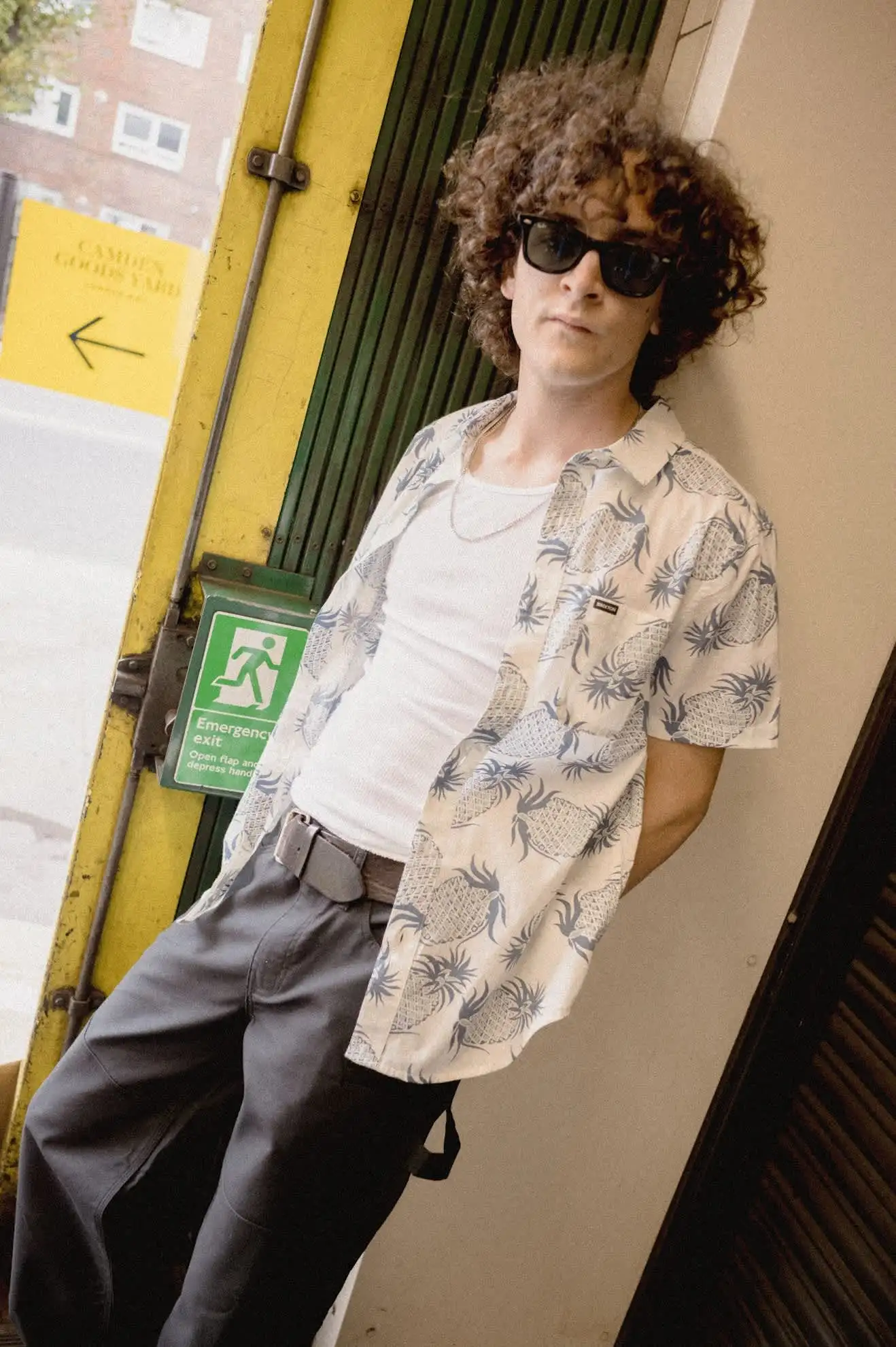 Brixton Mens Woven Charter Print - Image 24