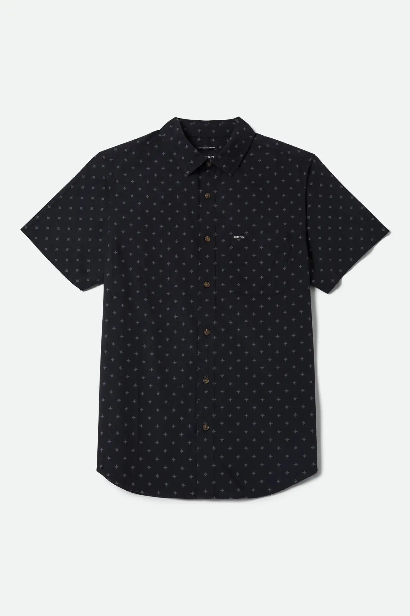 Brixton Mens Woven Charter Print - Image 6