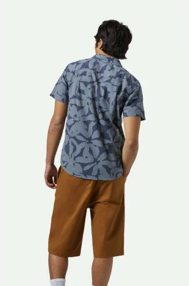 Brixton Mens Woven Charter Print - Image 22