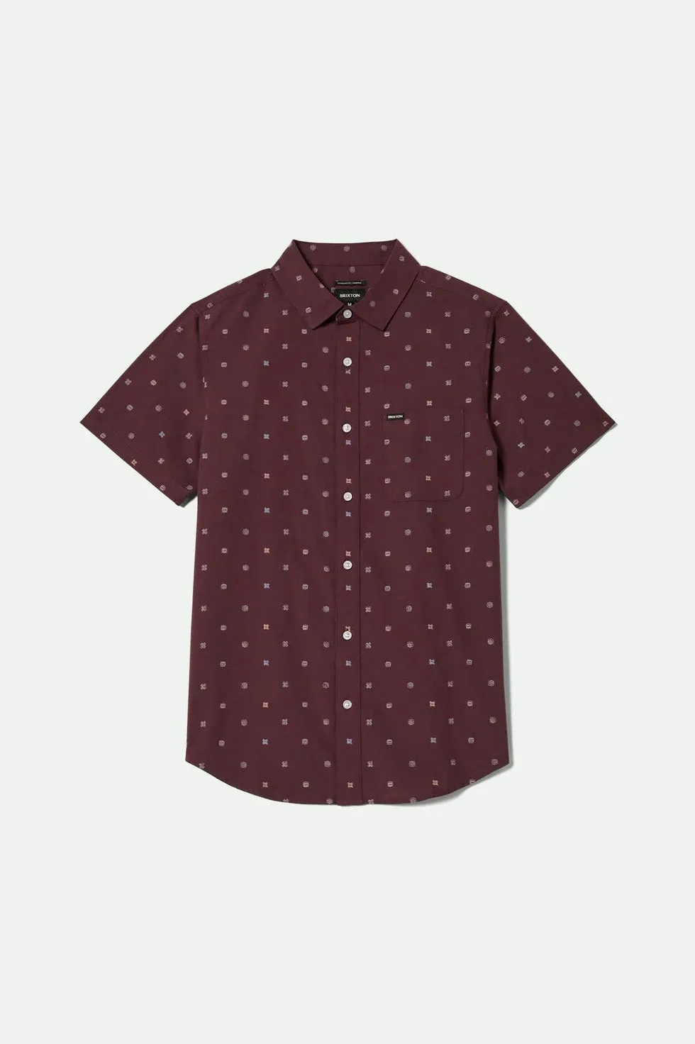 Brixton Mens Woven Charter Print - Image 37