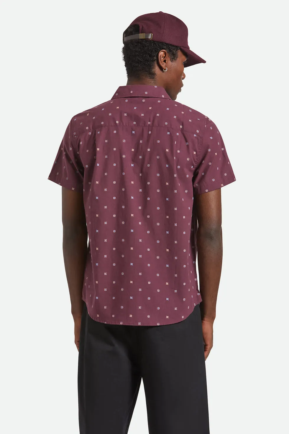 Brixton Mens Woven Charter Print - Image 39