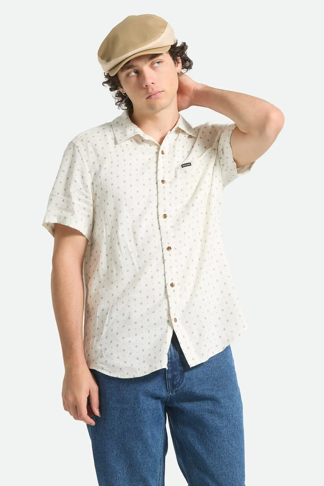 Brixton Mens Woven Charter Slub - Image 2
